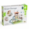 Žaislinis medinis 3 aukštų garažas su liftu | Green garage | Classic World CW50615